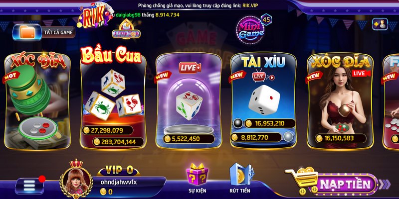 Bầu cua livestream Rikvip: Game cá cược hàng đầu 2026 1 Giới thiệu về Bầu cua livestream Rikvip