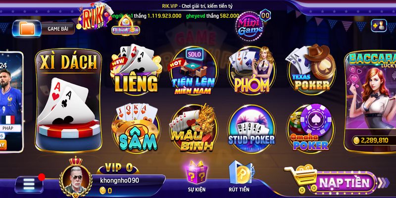 Mậu binh Rikvip: Game bài đẳng cấp cho tân thủ 2026 1 Đôi nét về mậu binh Rikvip là gì